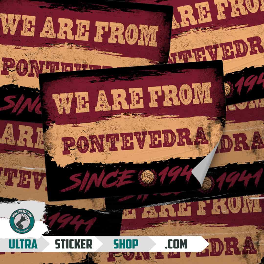 We are from Pontevedra since 1941 Nalepnice