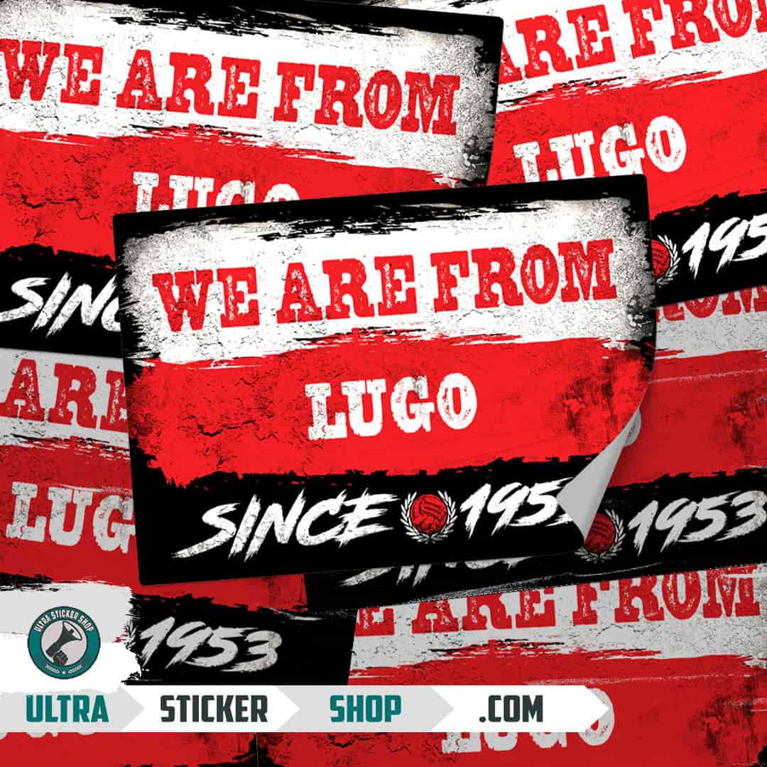 We are from Lugo since 1953 Aufkleber