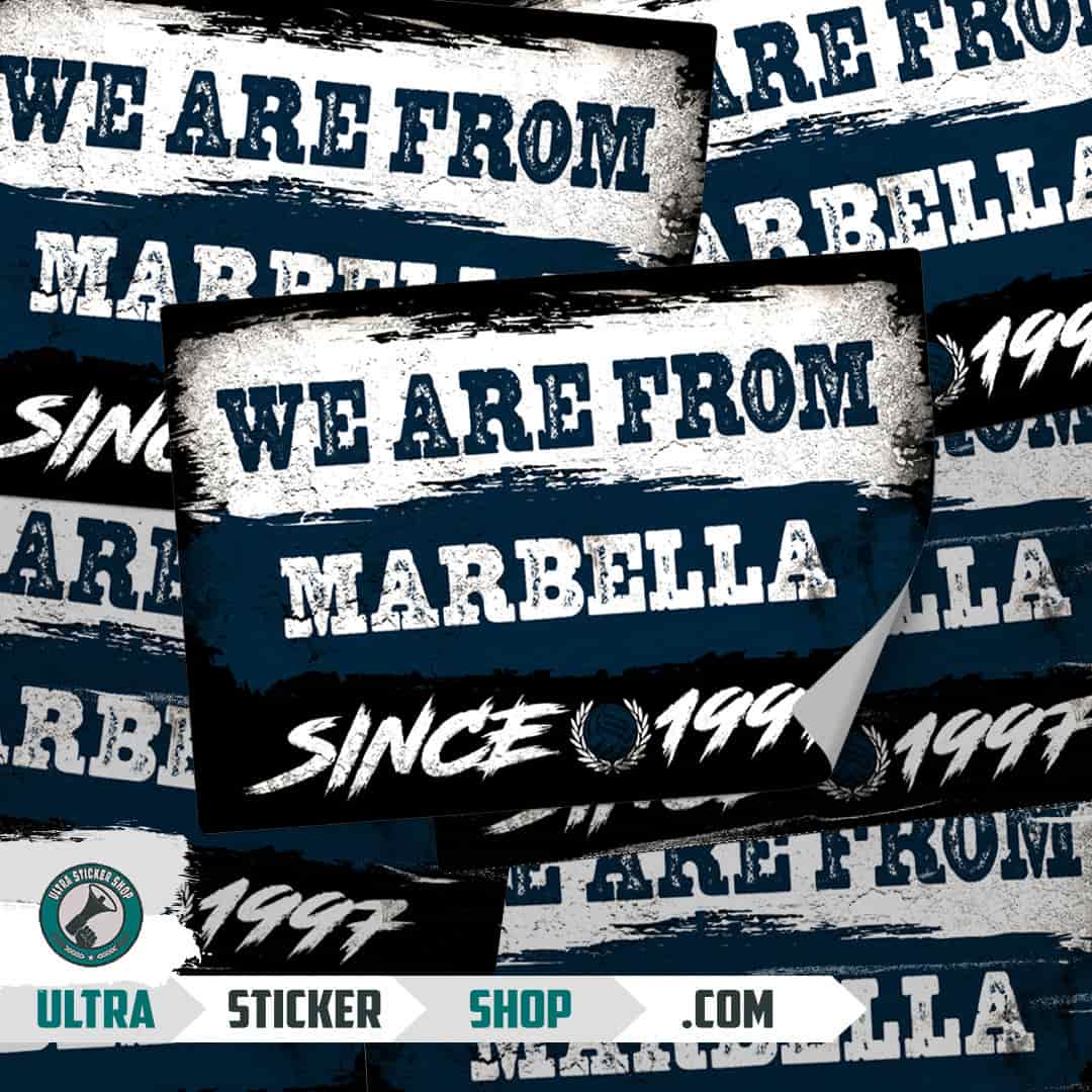 We are from Marbella since 1997 Nalepnice
