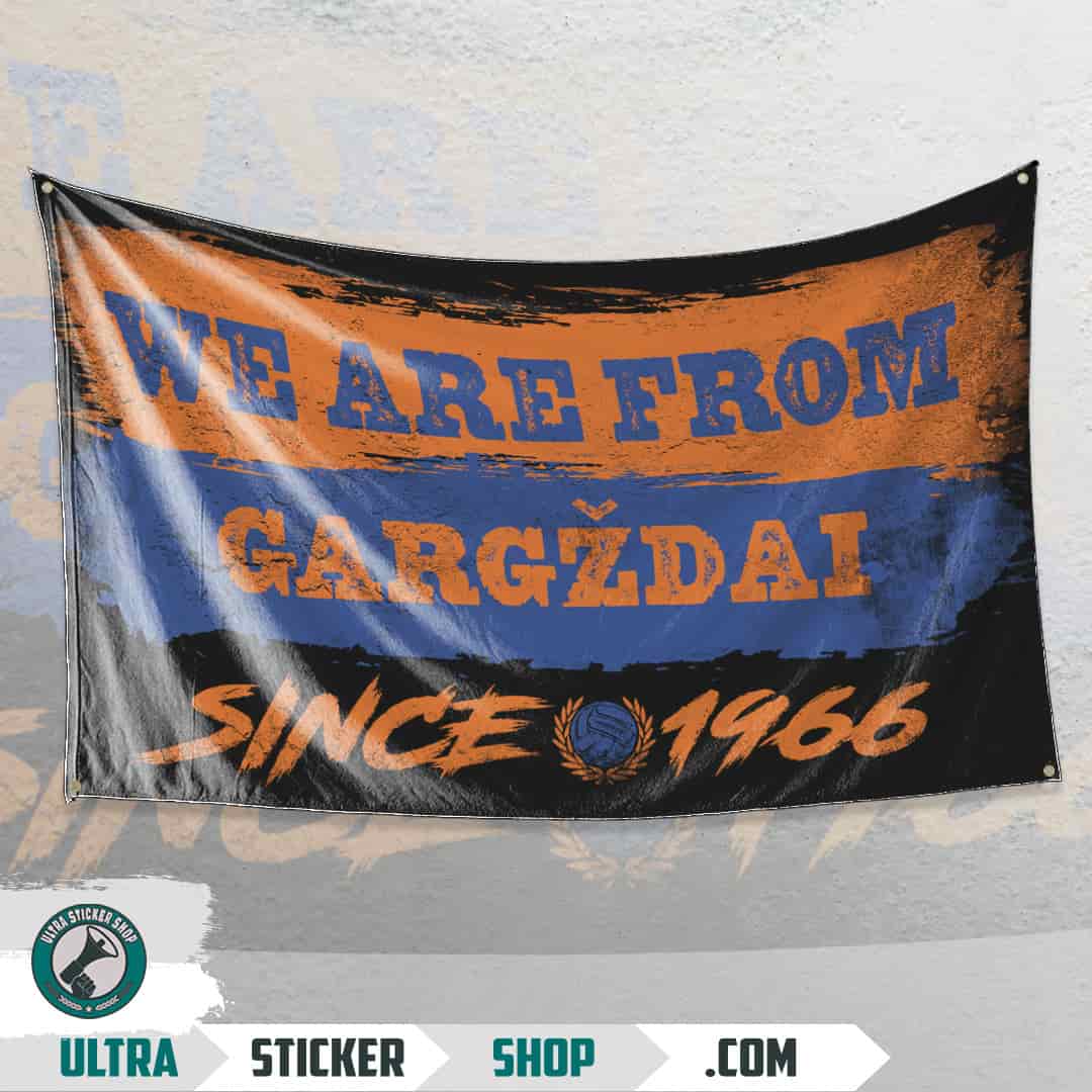 We are from Gargždai since 1966 Flaga