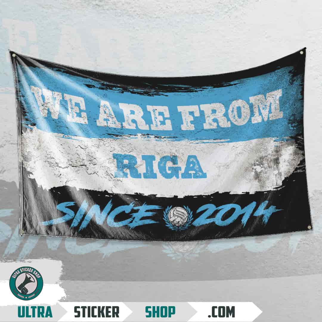 We are from Riga since 2014 Flagge
