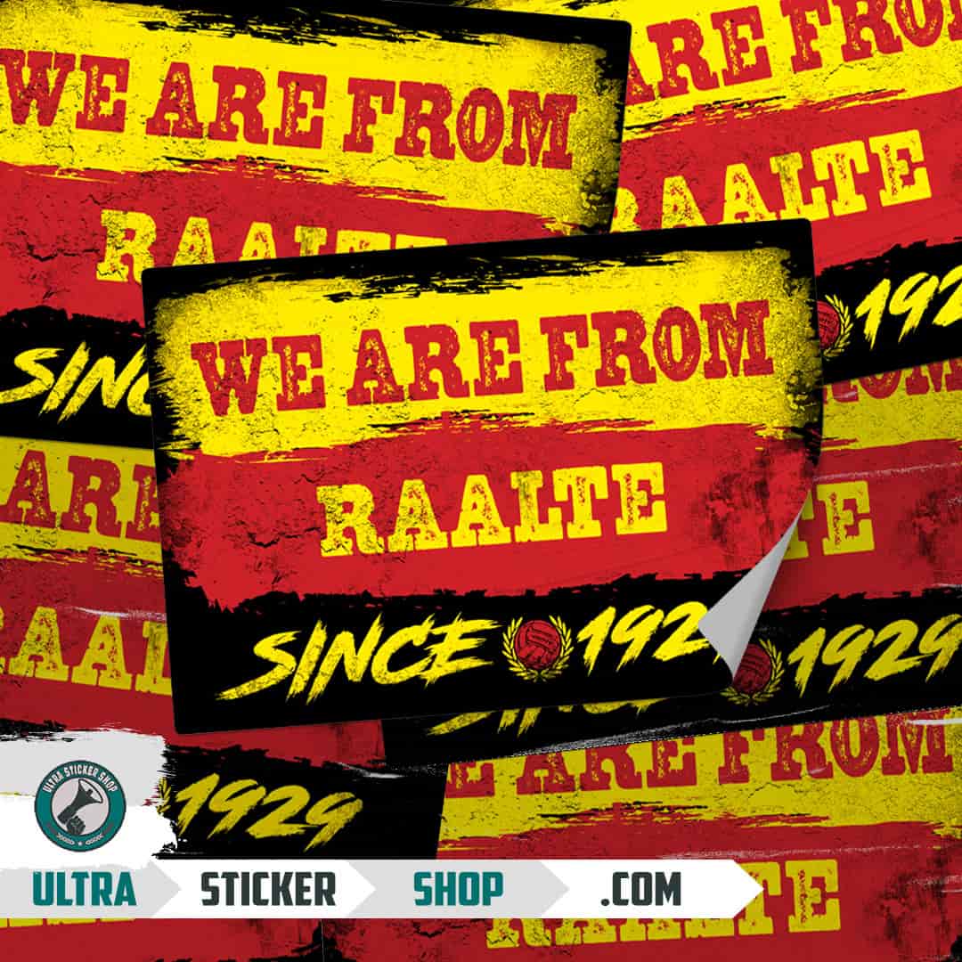 We are from Raalte since 1929 Aufkleber