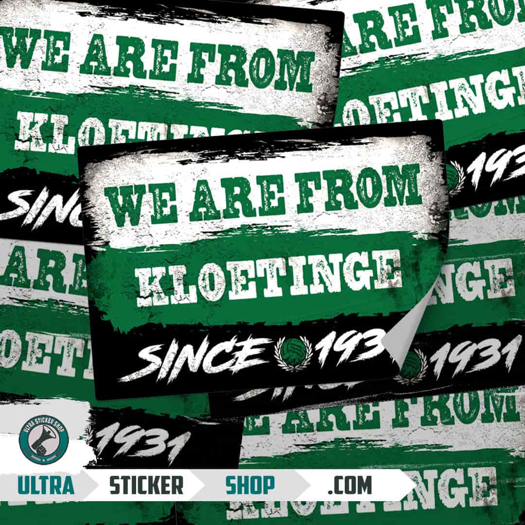 We are from Kloetinge since 1931 Nálepky