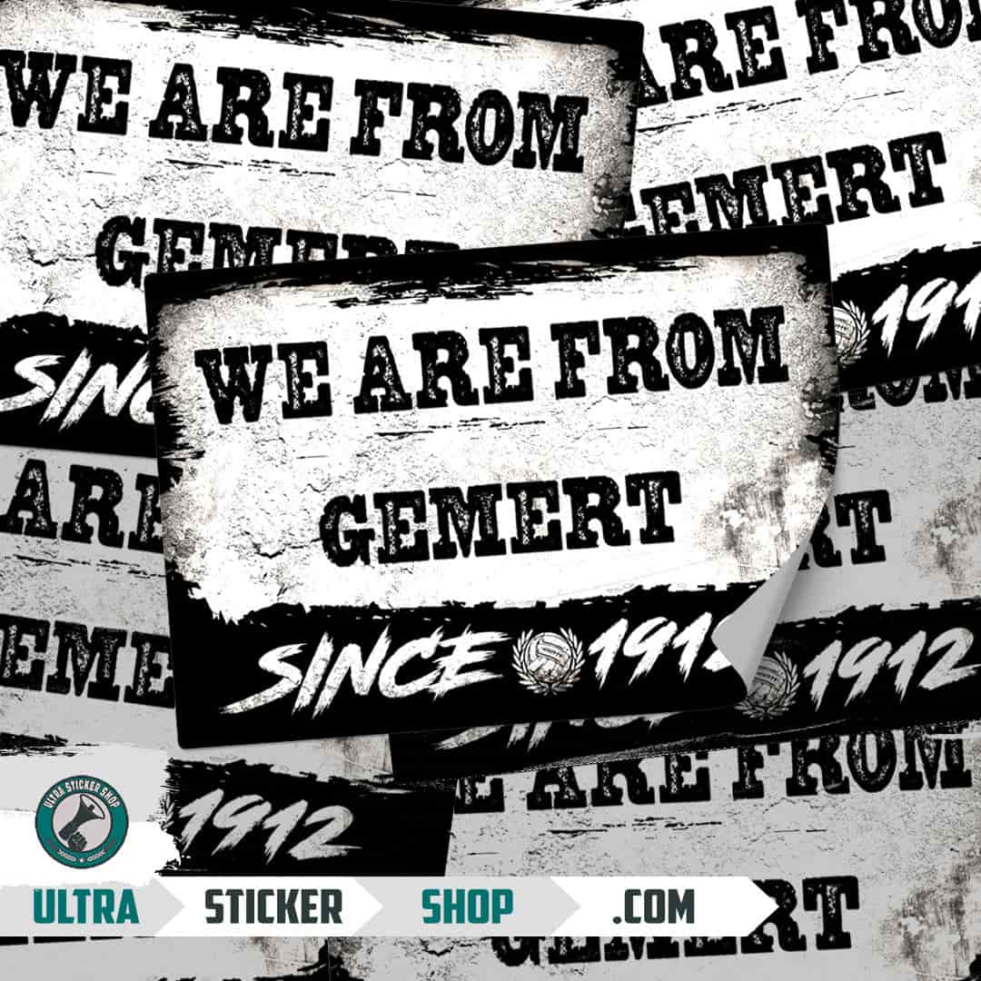 We are from Gemert since 1912 Nalepnice