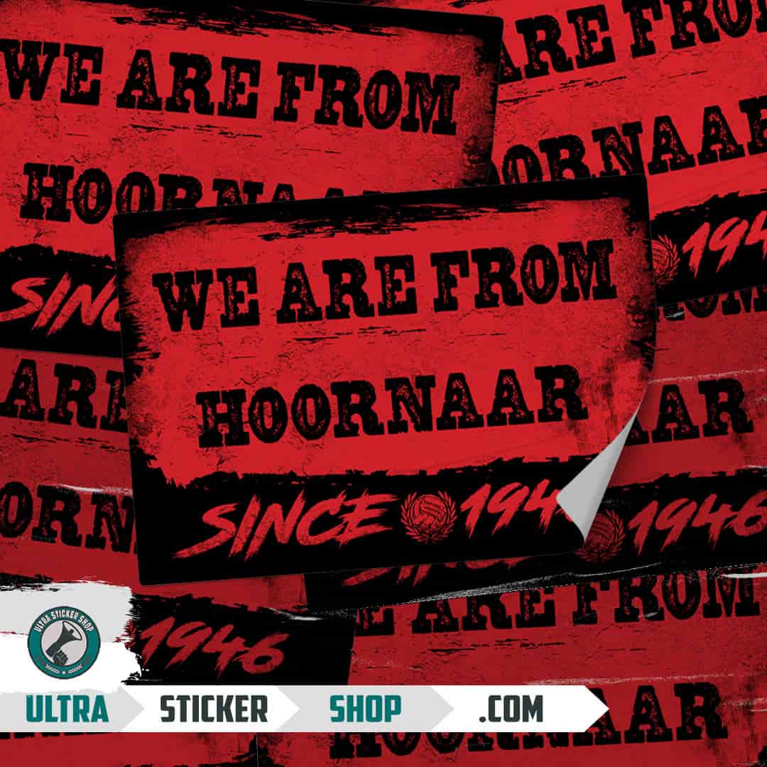We are from Hoornaar since 1946 Adesivos