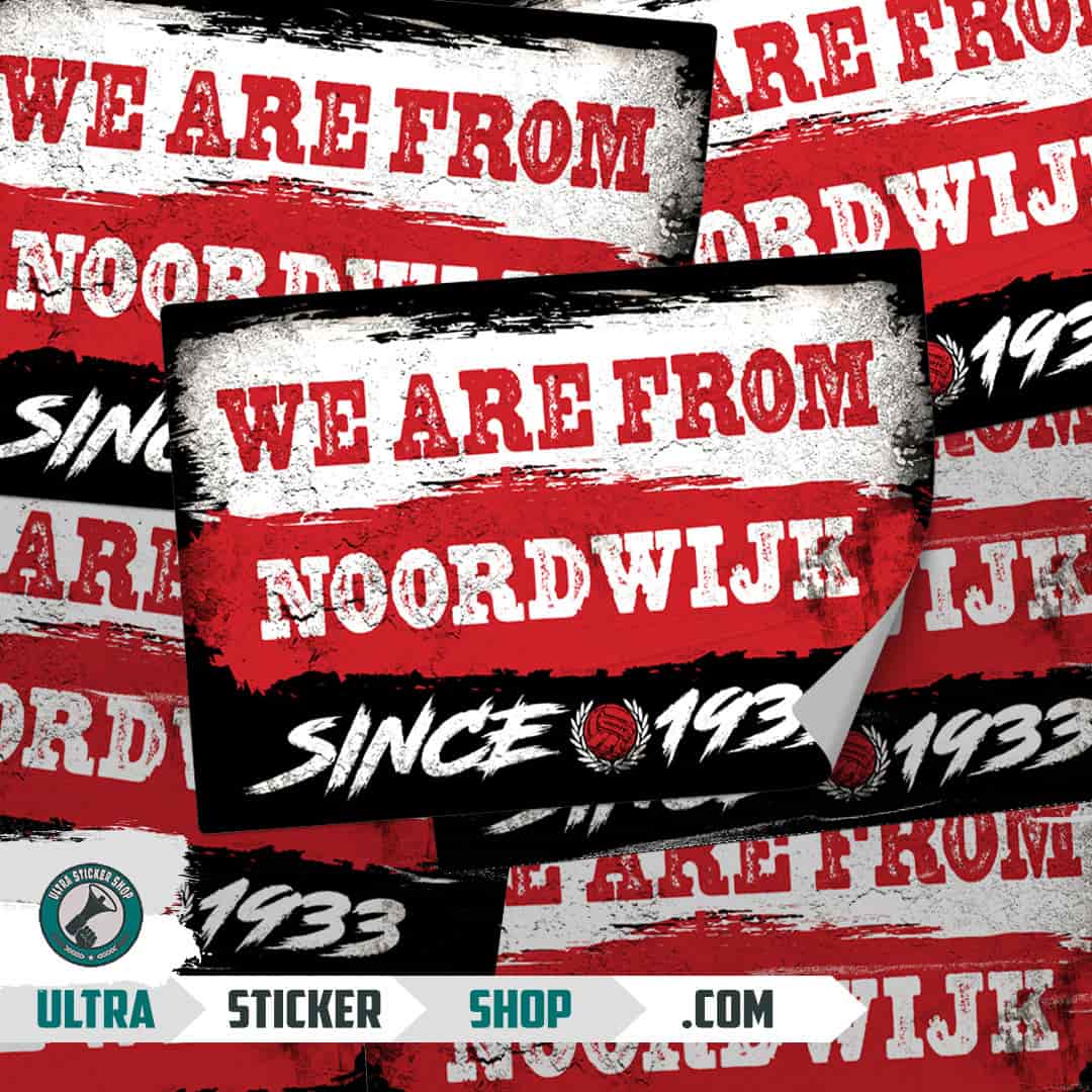 We are from Noordwijk since 1933 Aufkleber