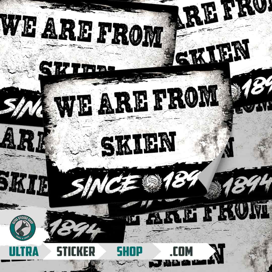 We are from Skien since 1894 Aufkleber