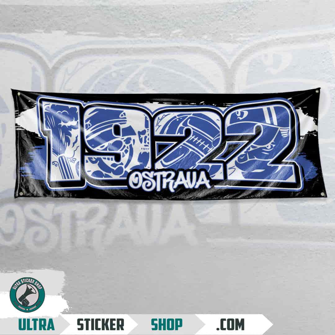 1922 Ostrava Drapeau