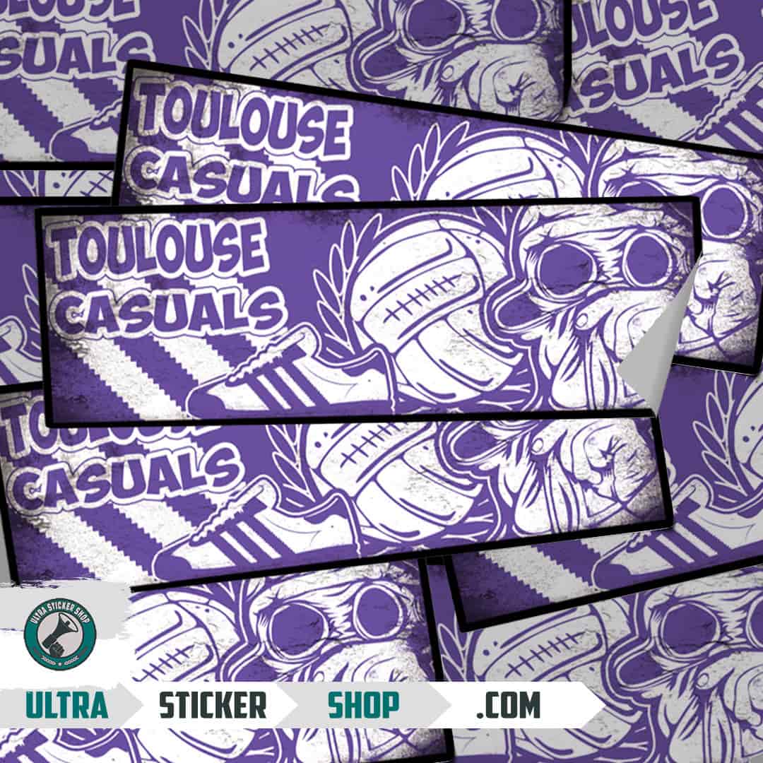 Toulouse casuals Aufkleber