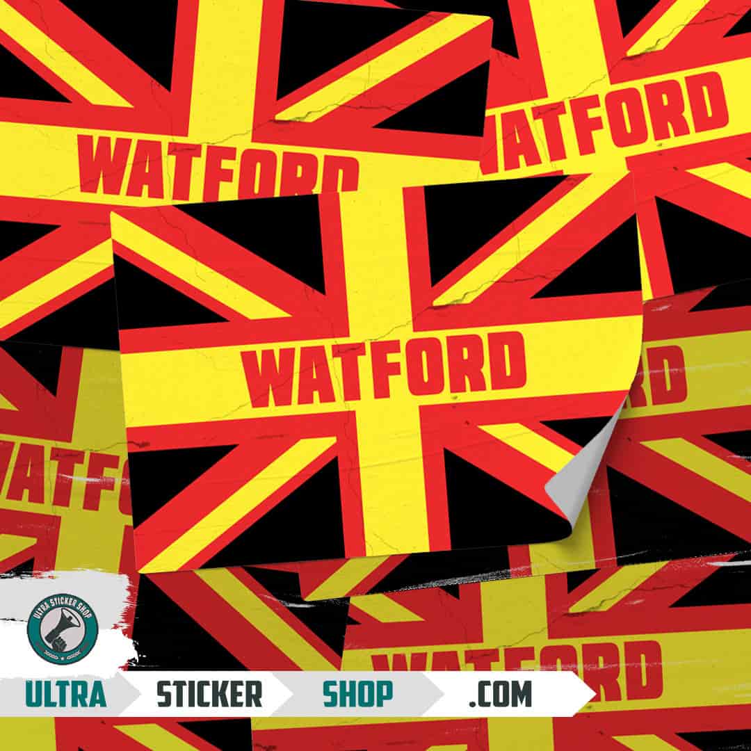 Watford Union Jack Nalepnice