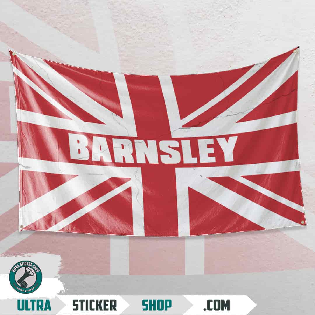 Barnsley  Union Jack Flagge