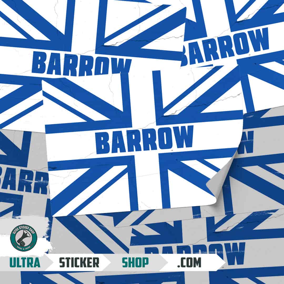 Barrow Union Jack Klistermærker
