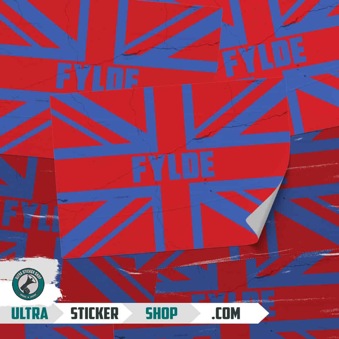 Fylde Union Jack Aufkleber