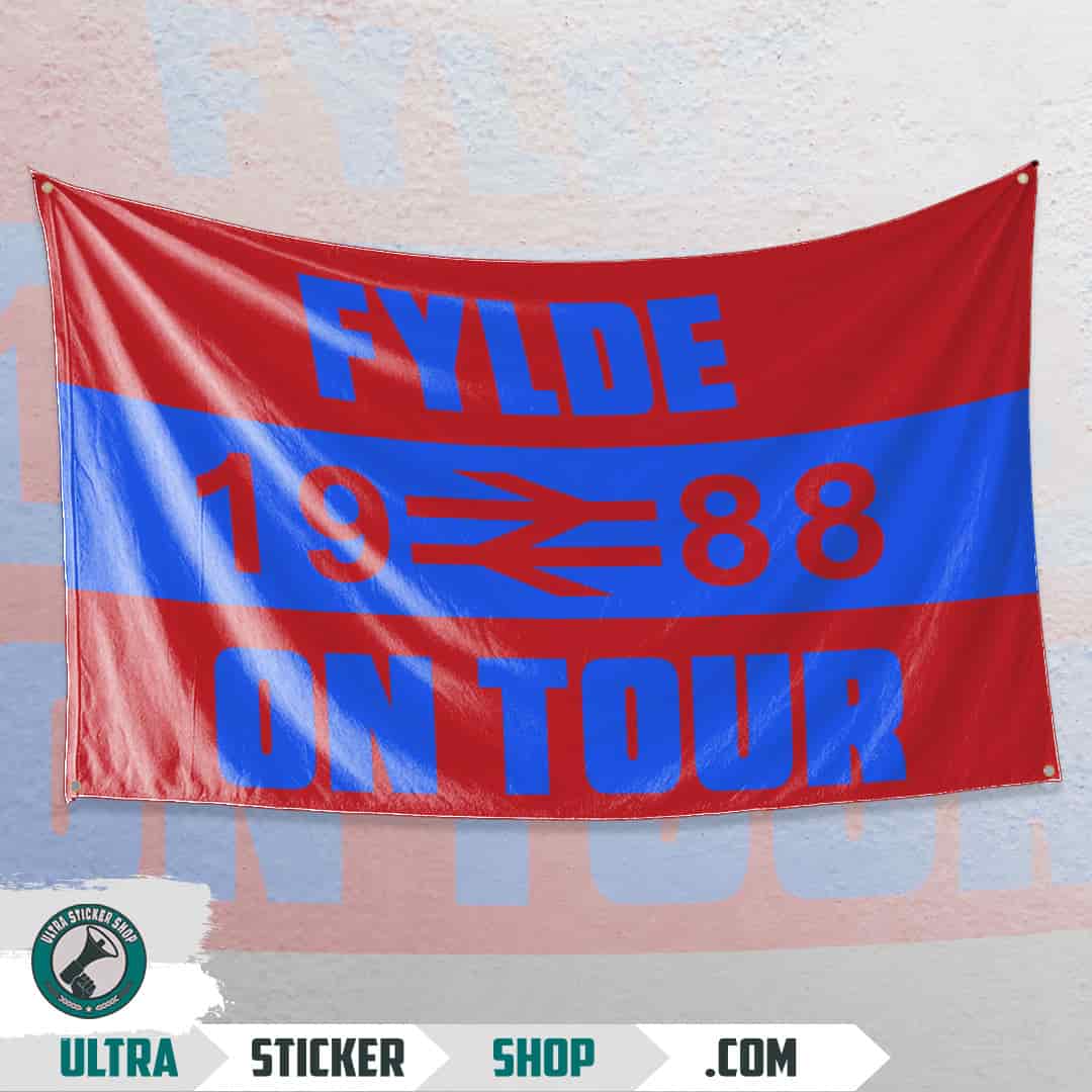 Fylde 1988 on tour Flagge