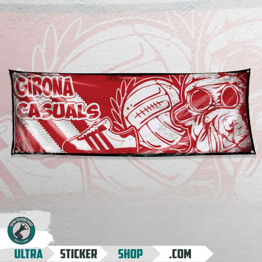 Girona casuals Flagge