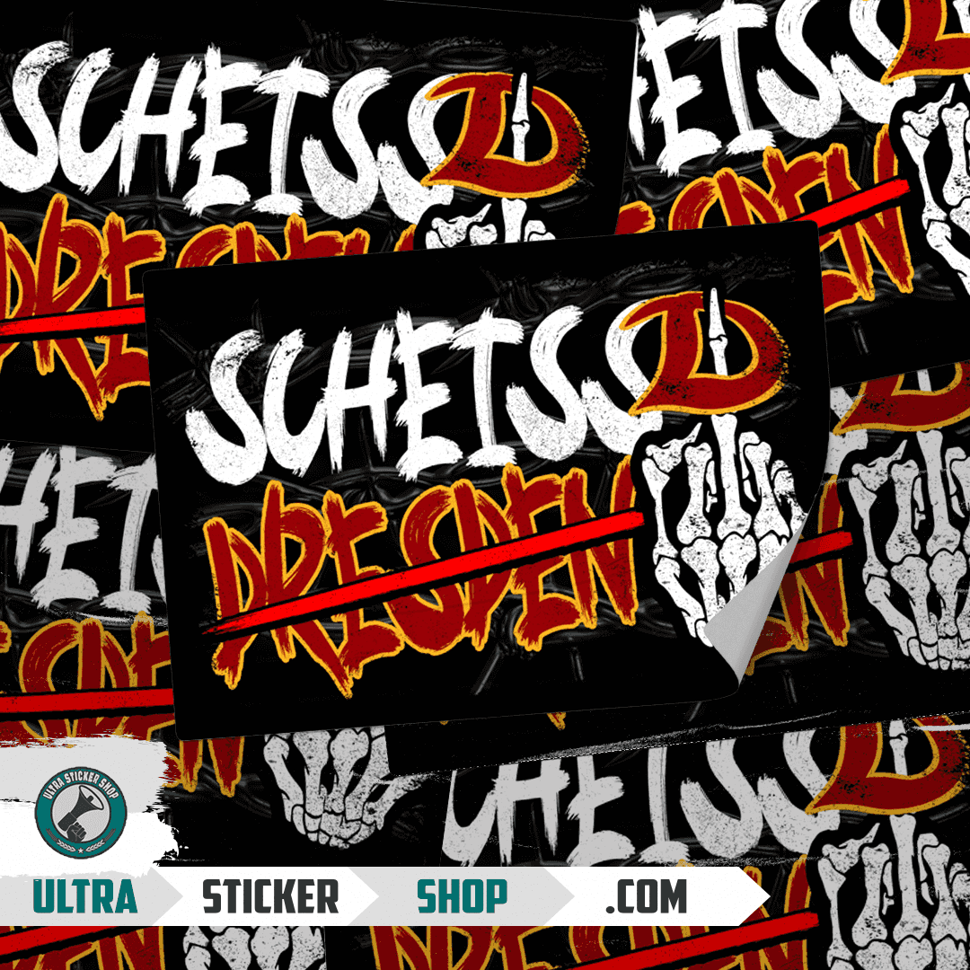 Scheiss Dresden Nalepnice