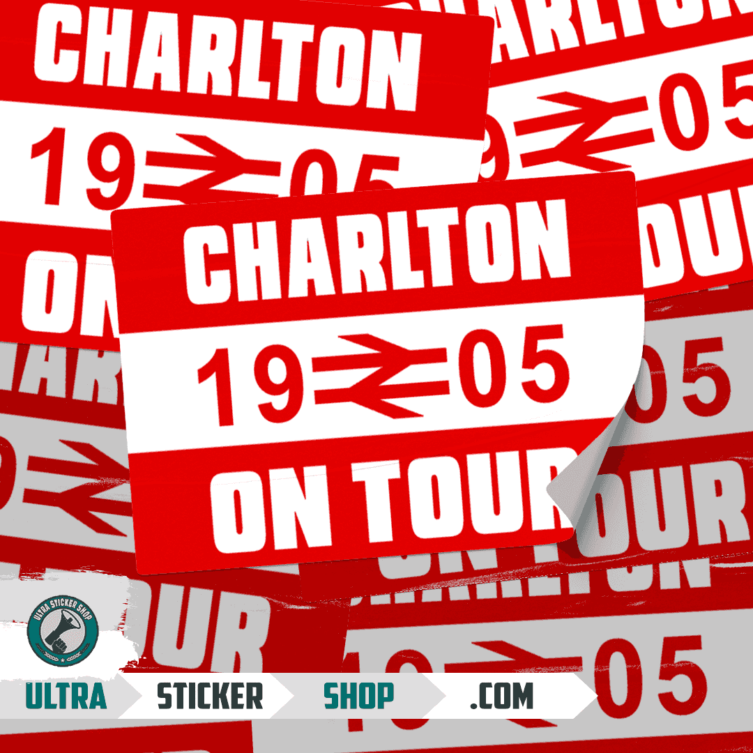 Charlton 1905 on tour Nálepky
