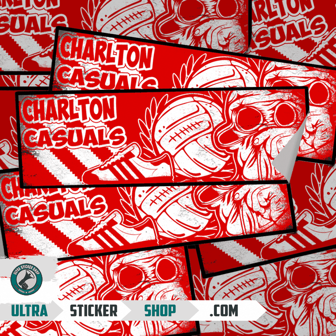 Charlton casuals Nalepnice