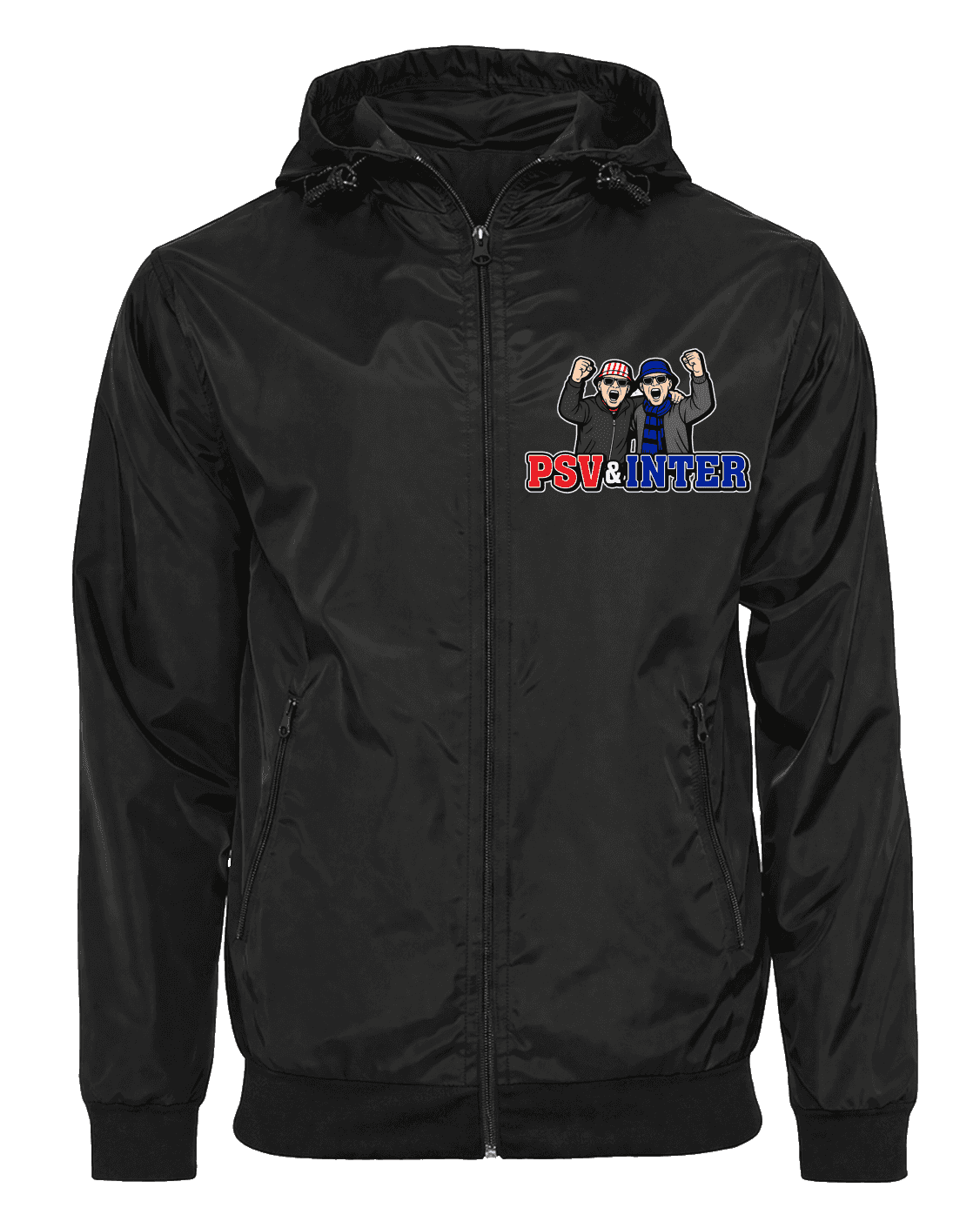 PSV & Inter Jacke mit abnehmbarer Balaclava