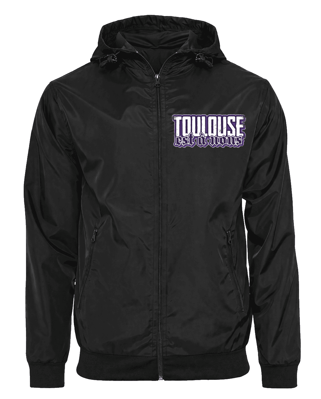 Toulouse est à nous Jacke mit abnehmbarer Balaclava