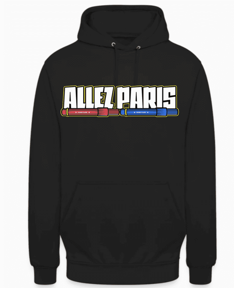 Allez Paris Bluza z kapturem