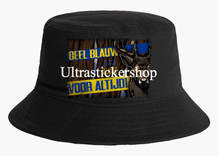 Geel blauw voor altijd Pălărie tip bucket