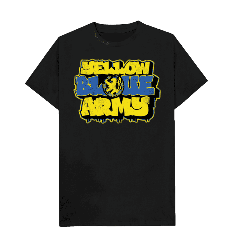 Yellow Blue Army Tricou