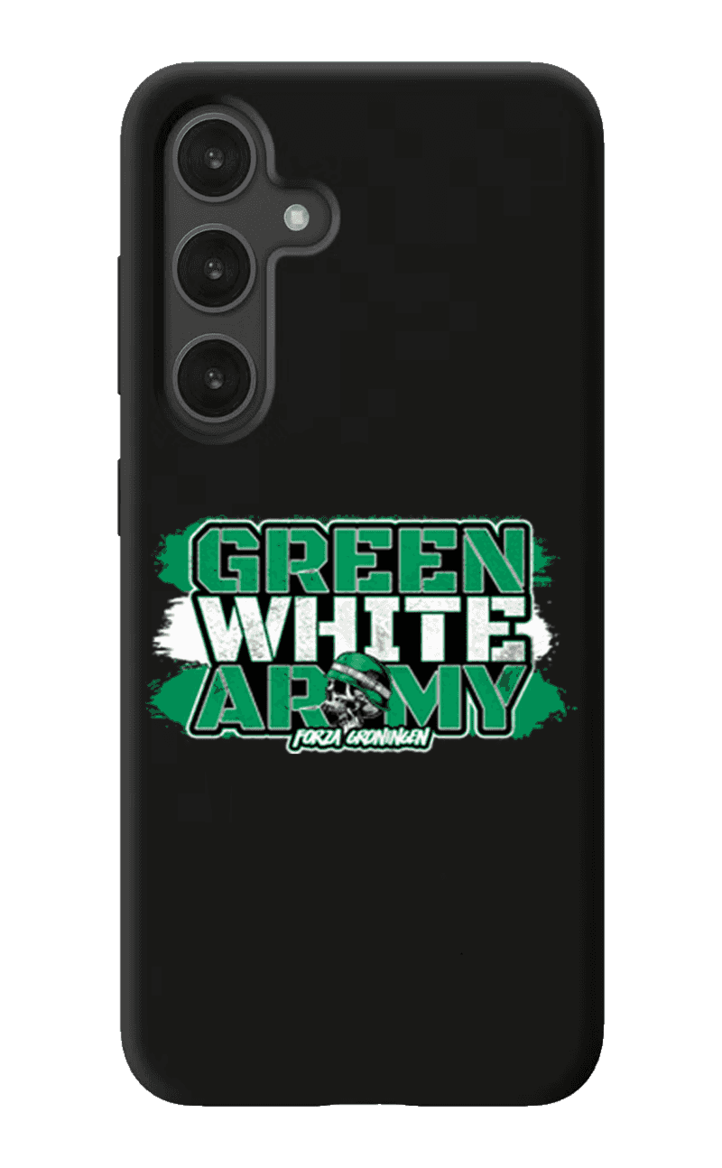 Green white army Pouzdro na Samsung
