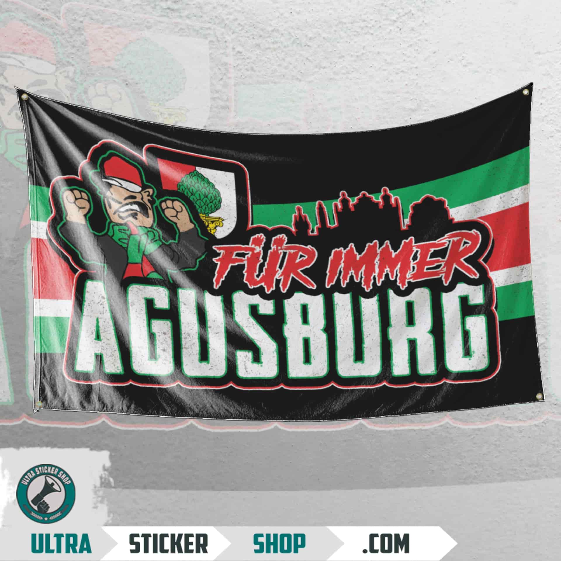 Für immer Augsburg Flagge