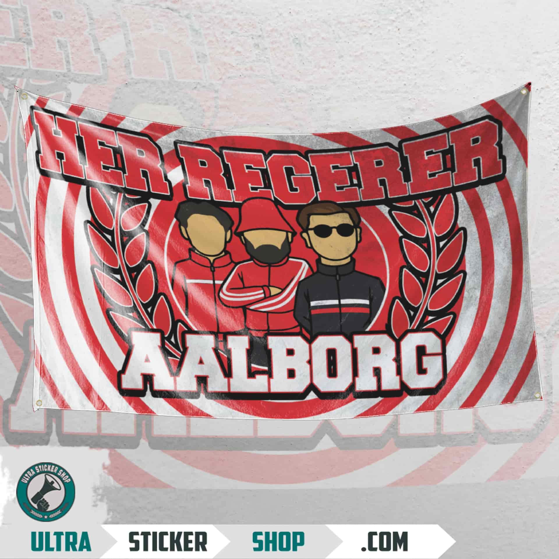 Her regerer Aalborg Flagge