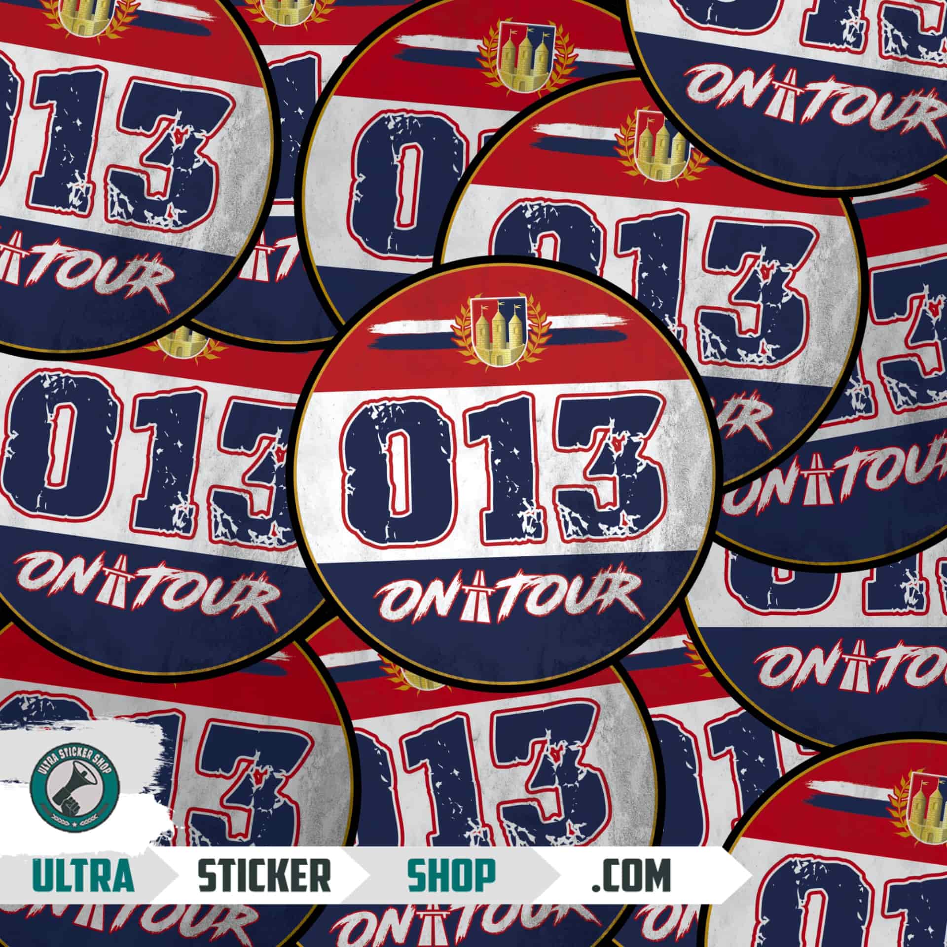 013 on tour Stickers