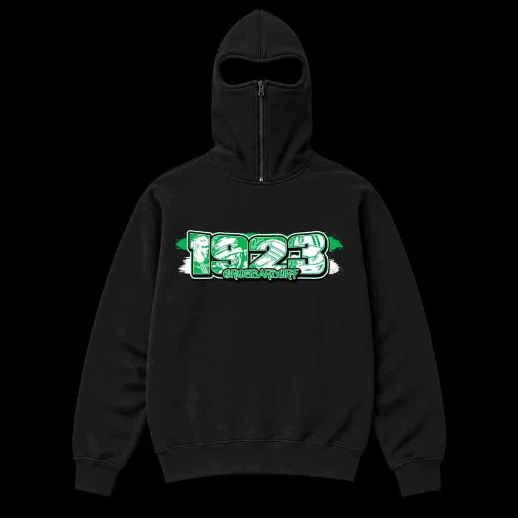 1923 Großbardorf Ninja Kapuzenpullover