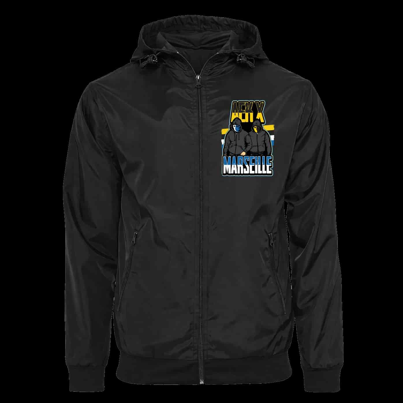AEK X Marseille Jacke mit abnehmbarer Balaclava