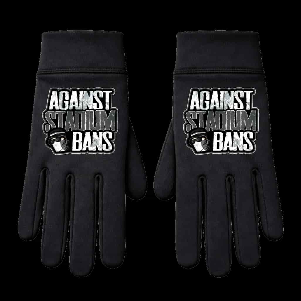 Against stadium bans! Handschuhe