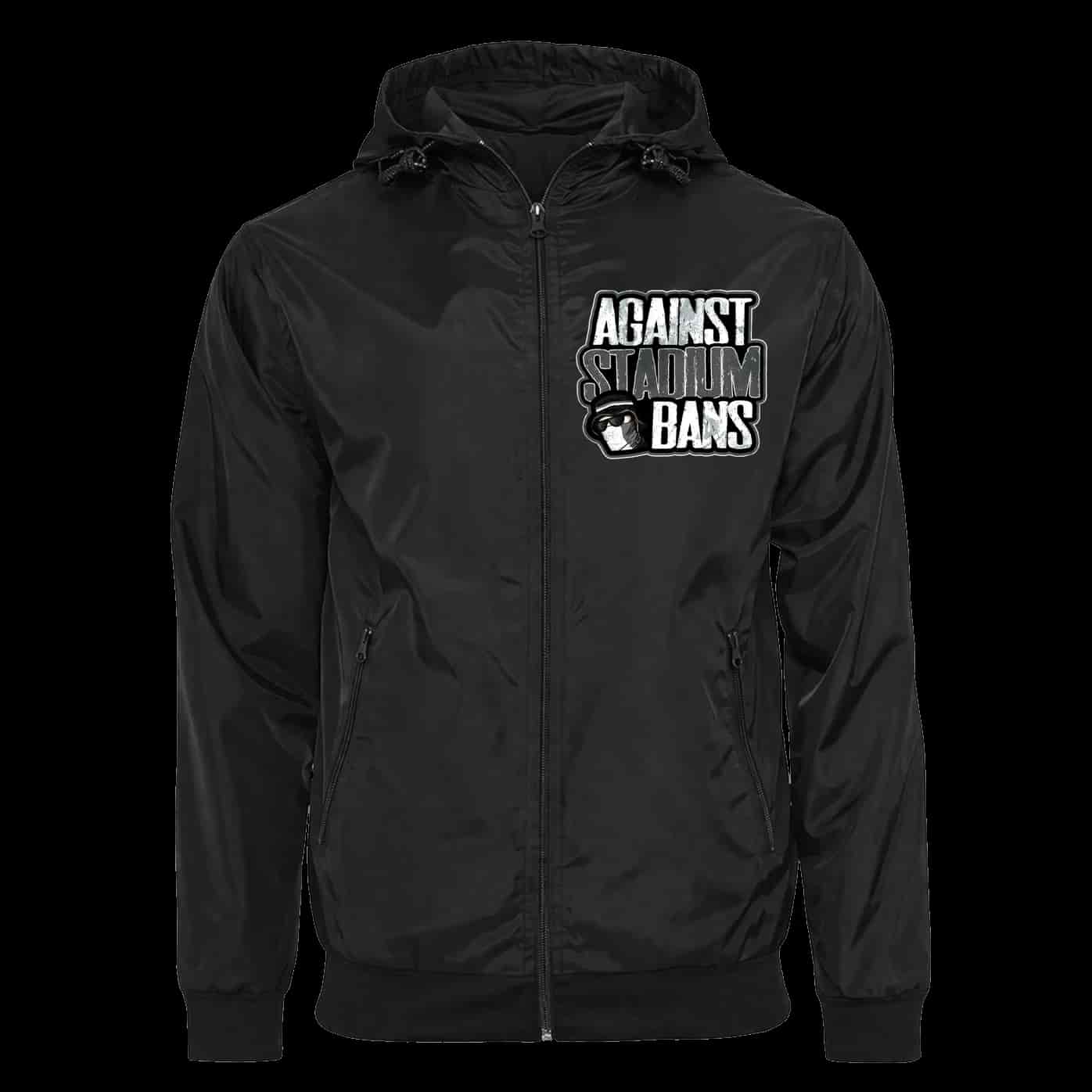 Against stadium bans! Jacke mit abnehmbarer Balaclava