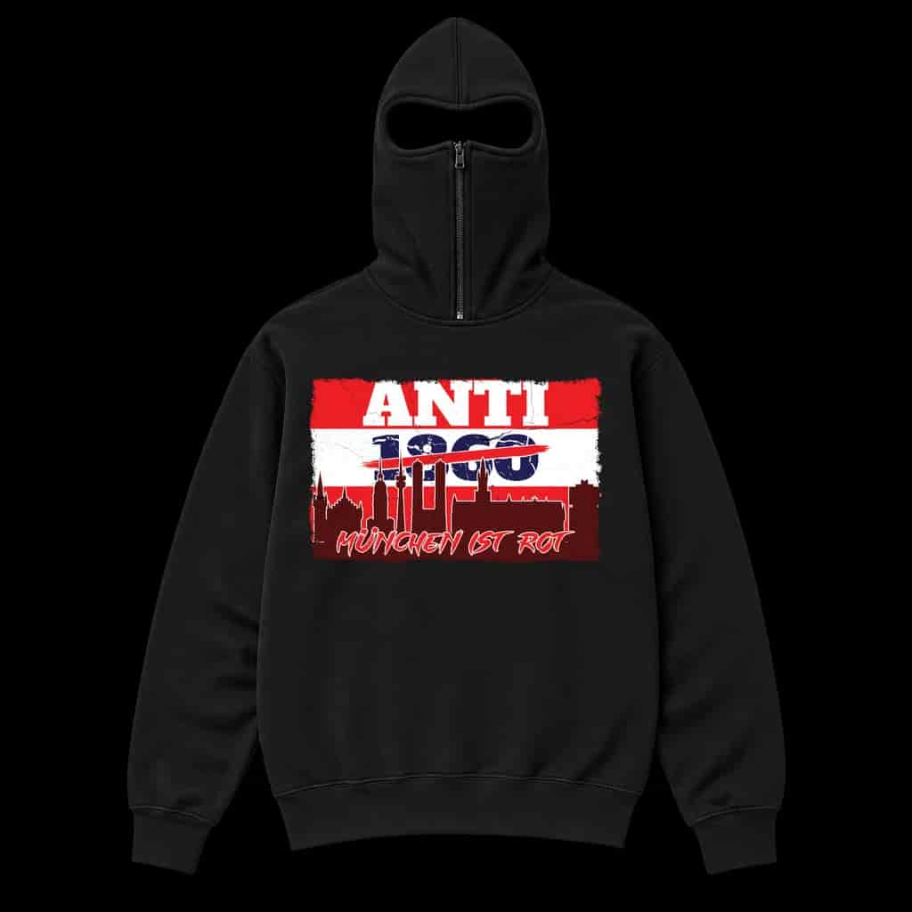 Anti 1860, München ist rot Ninja Hoodie