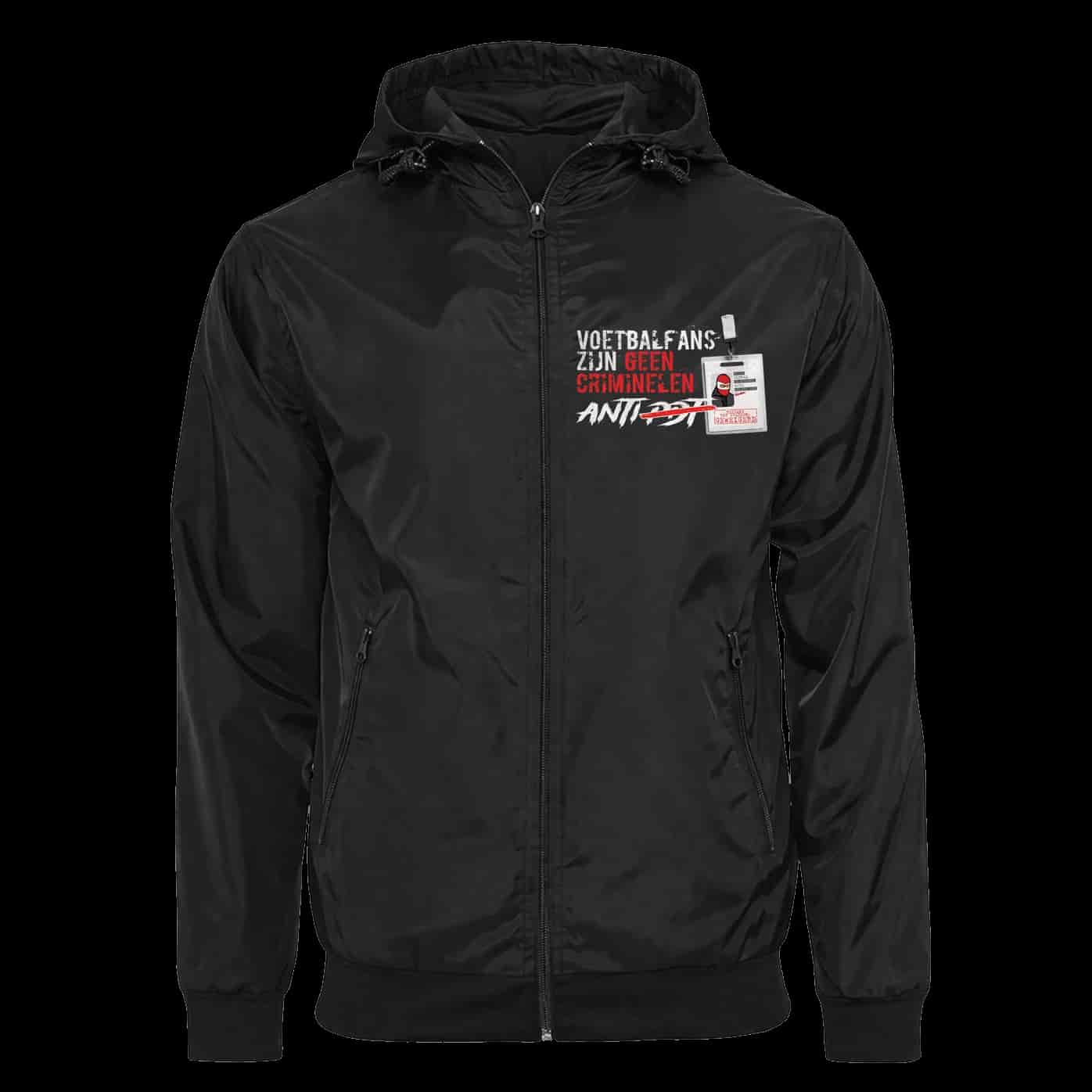 Anti PDT Jacke mit abnehmbarer Balaclava