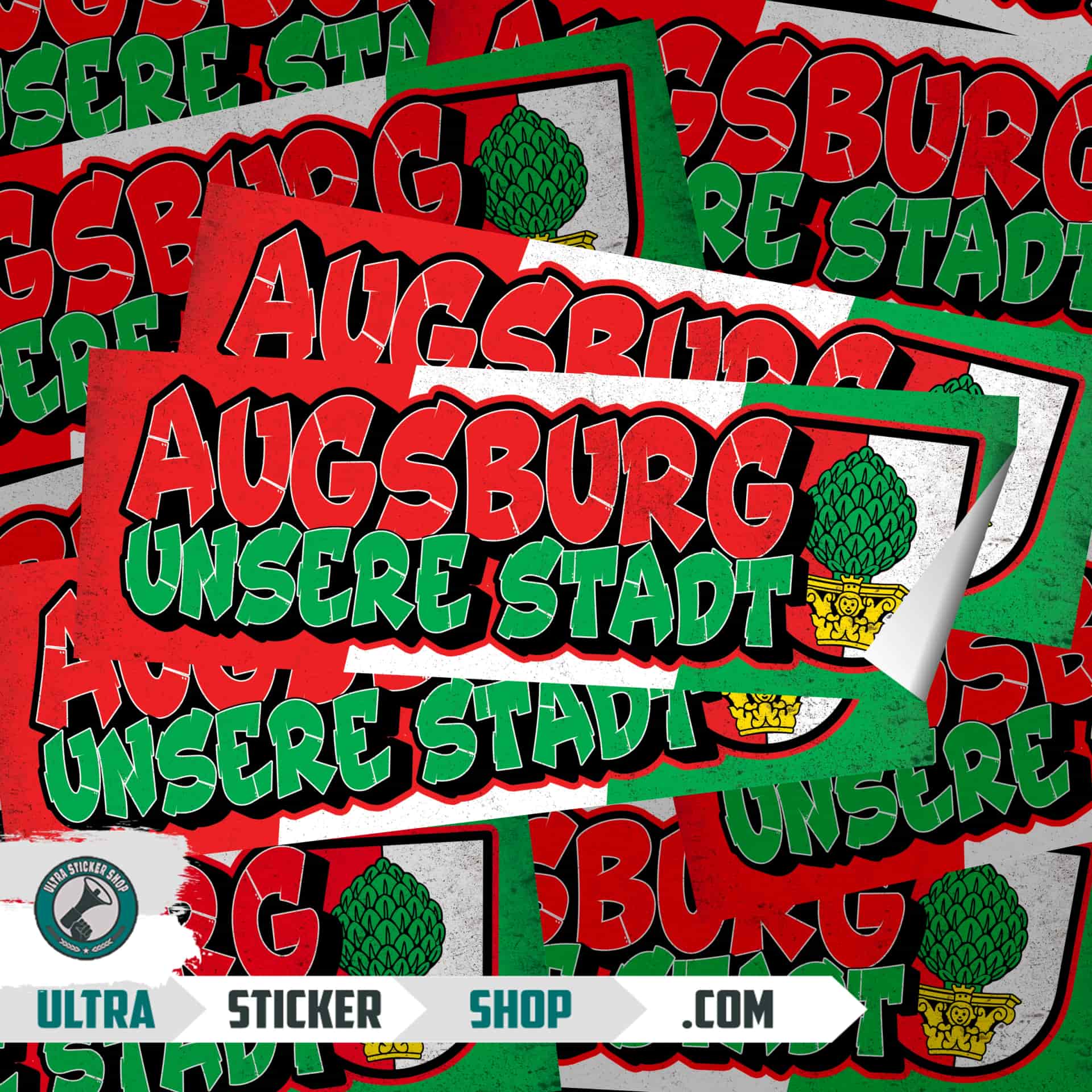 Augsburg unsere stadt Pegatinas