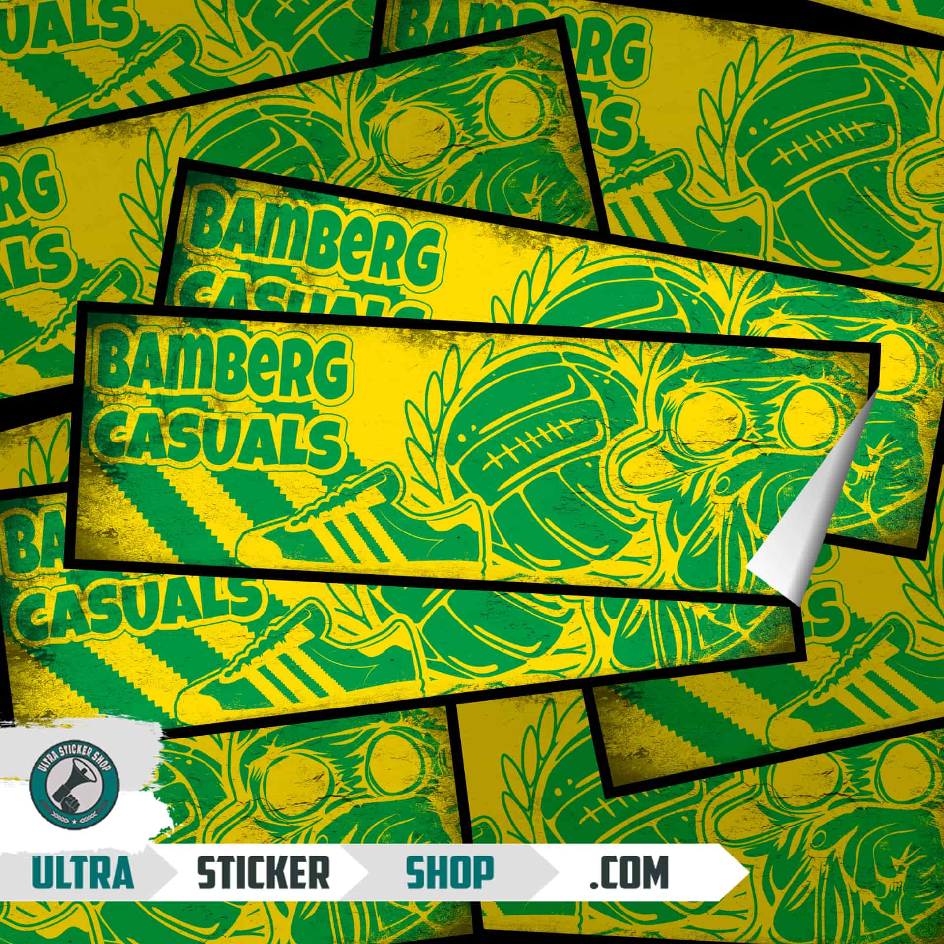 Bamberg casuals Adesivi