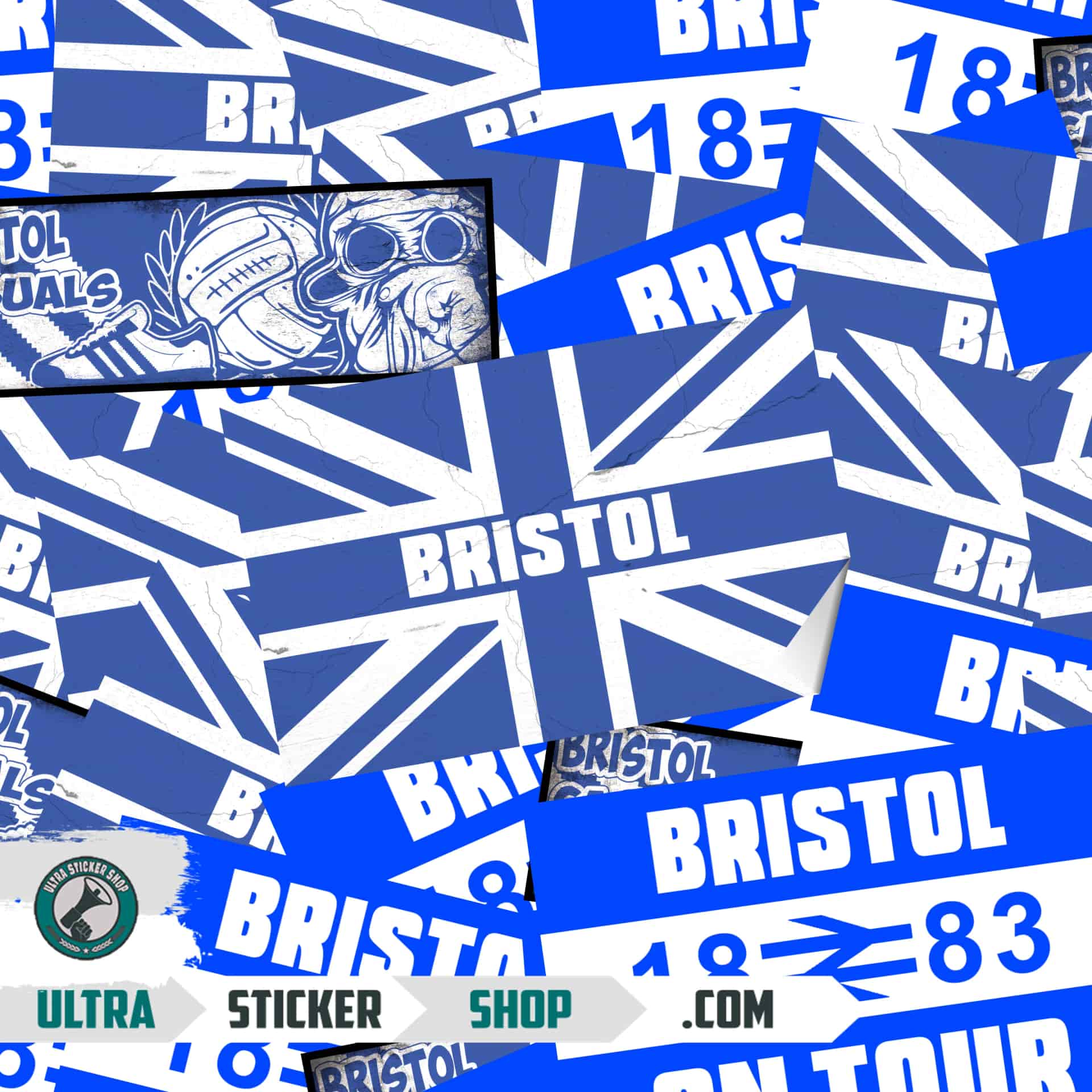 Bristol 1883 Mix de autocolante