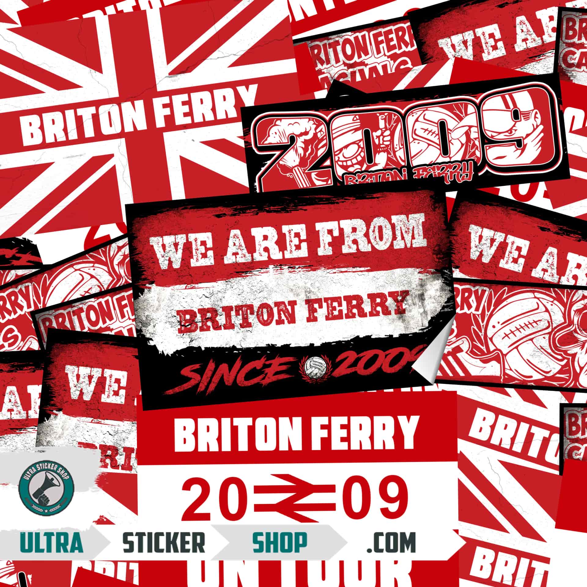 Briton Ferry Mix de autocolante