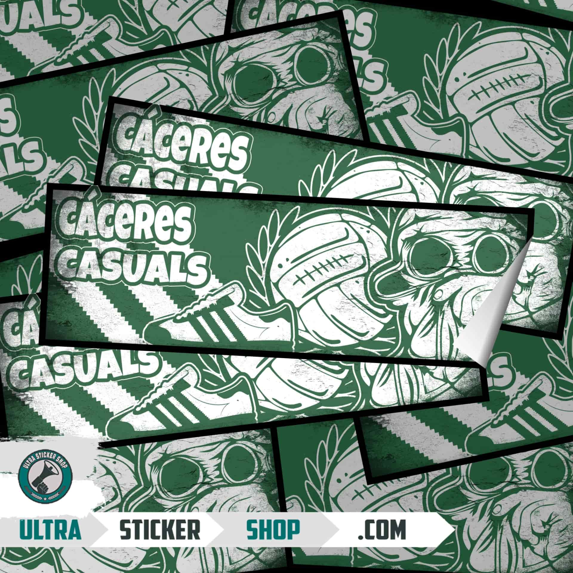 Cáceres casuals Stickers