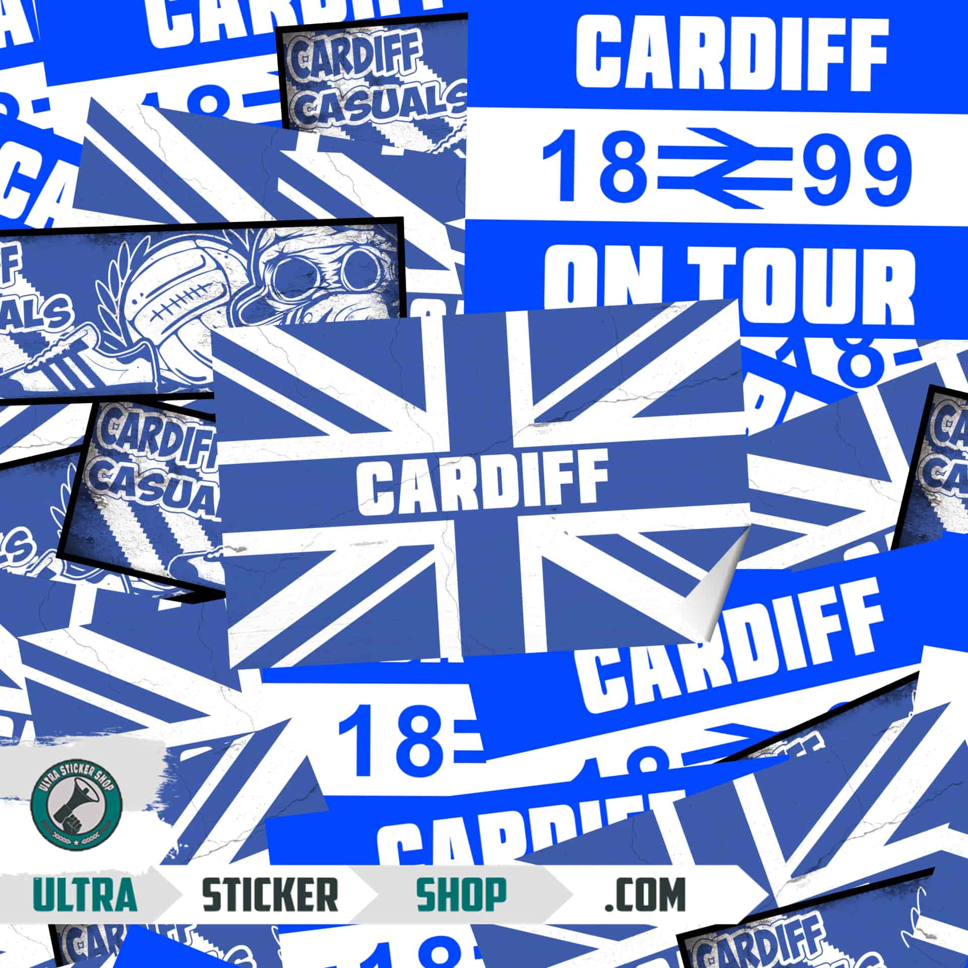 Cardiff 1899 Klistermærke-Mix