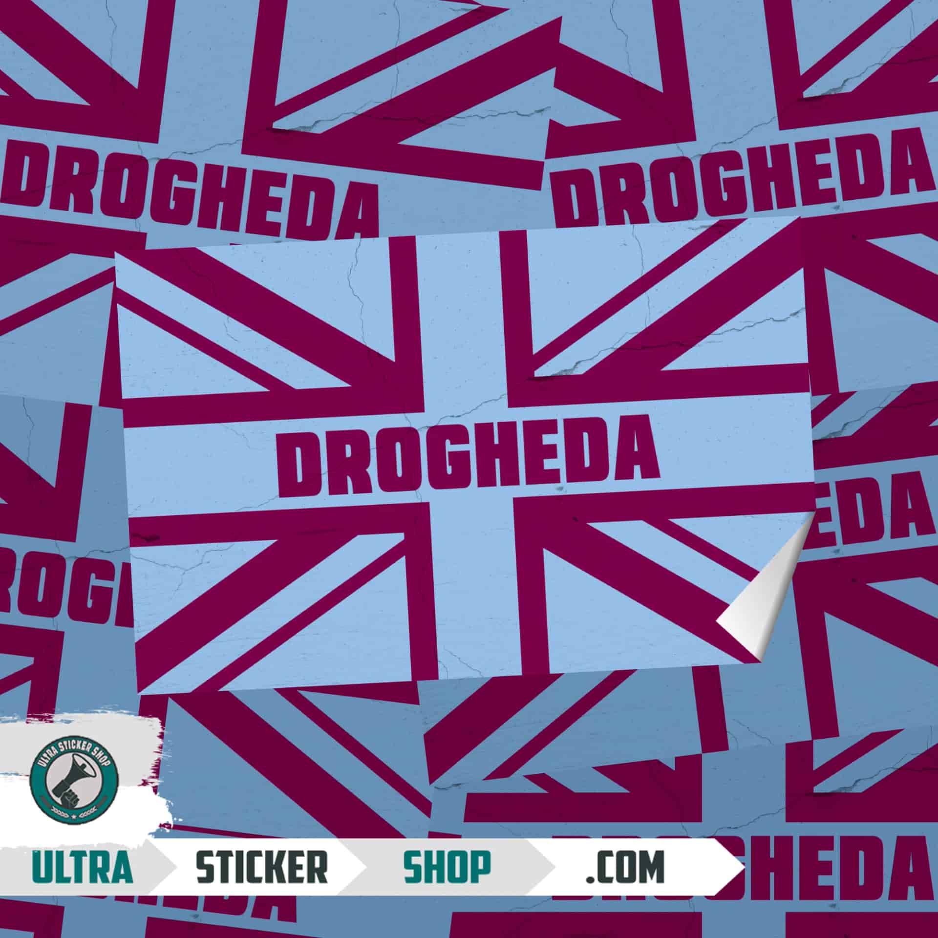 Drogheda Union Jack Nalepnice