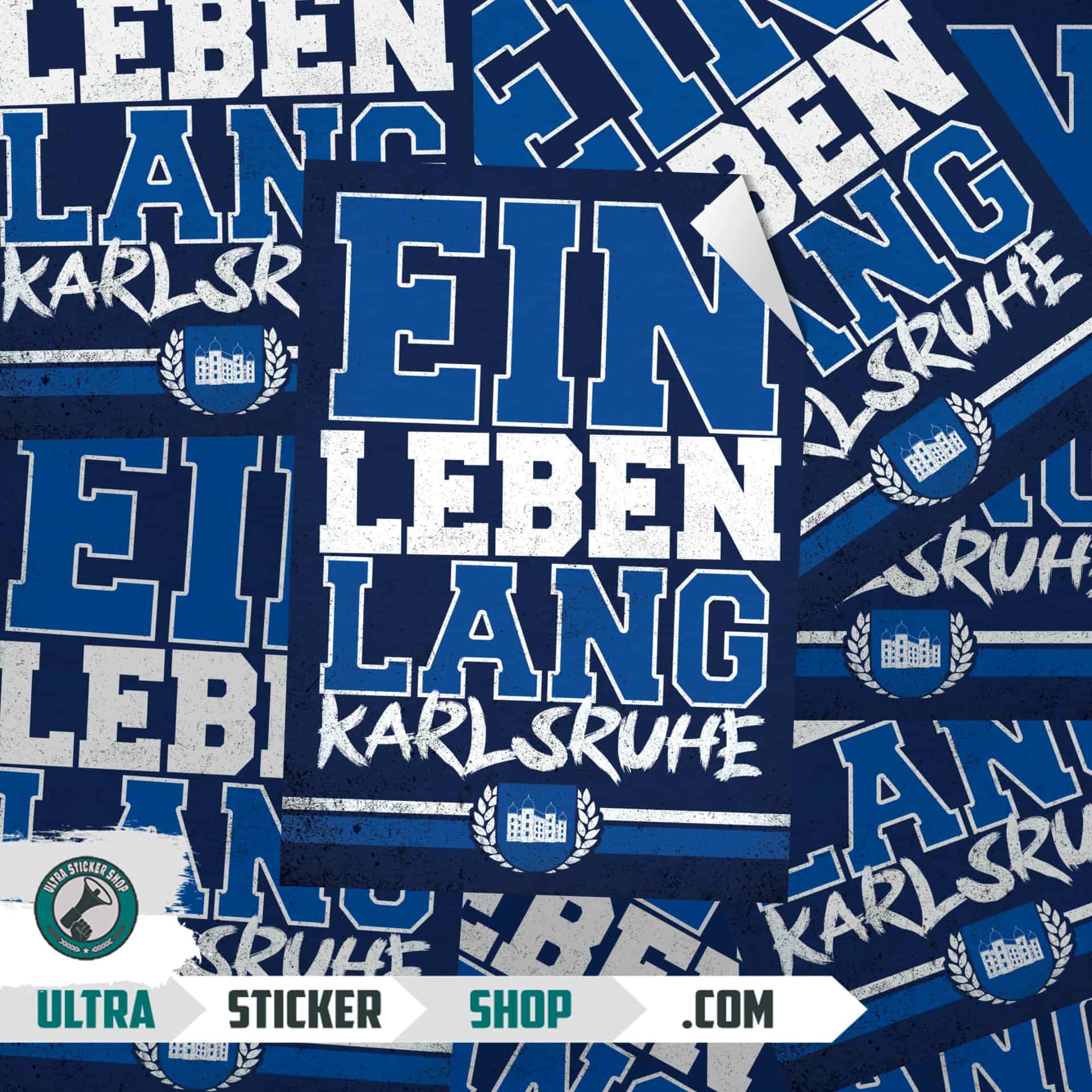 Ein leben lang Karlsruhe Nalepnice
