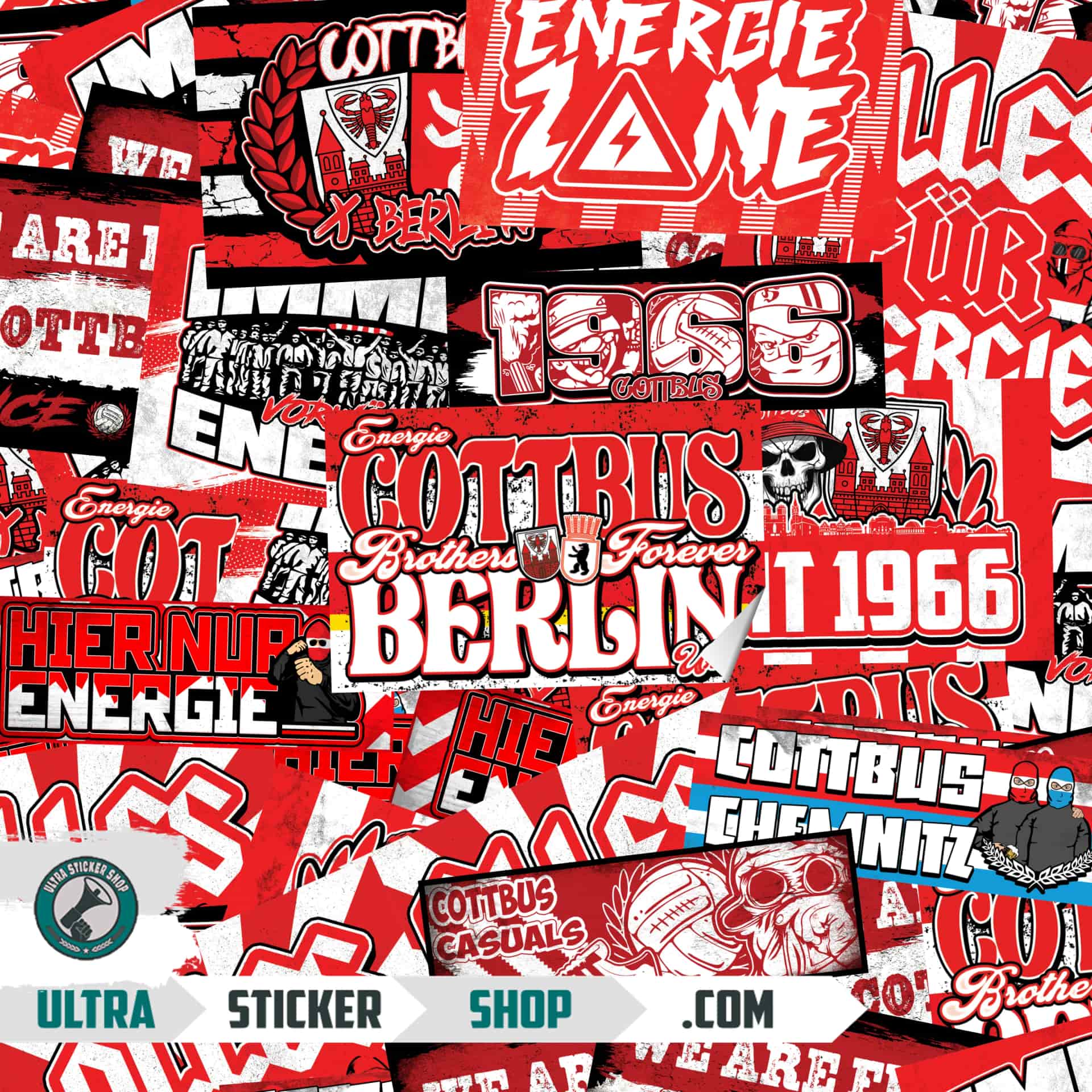 Energie Cottbus Mix nálepek