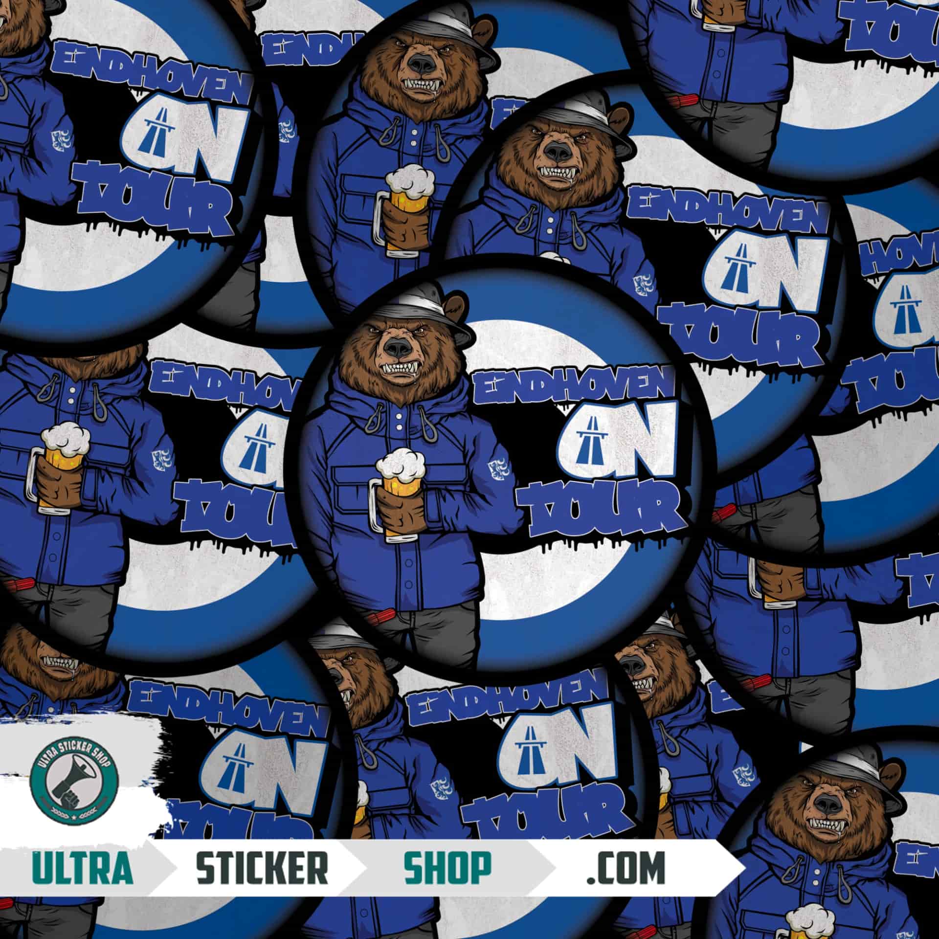 Eindhoven on tour Stickers
