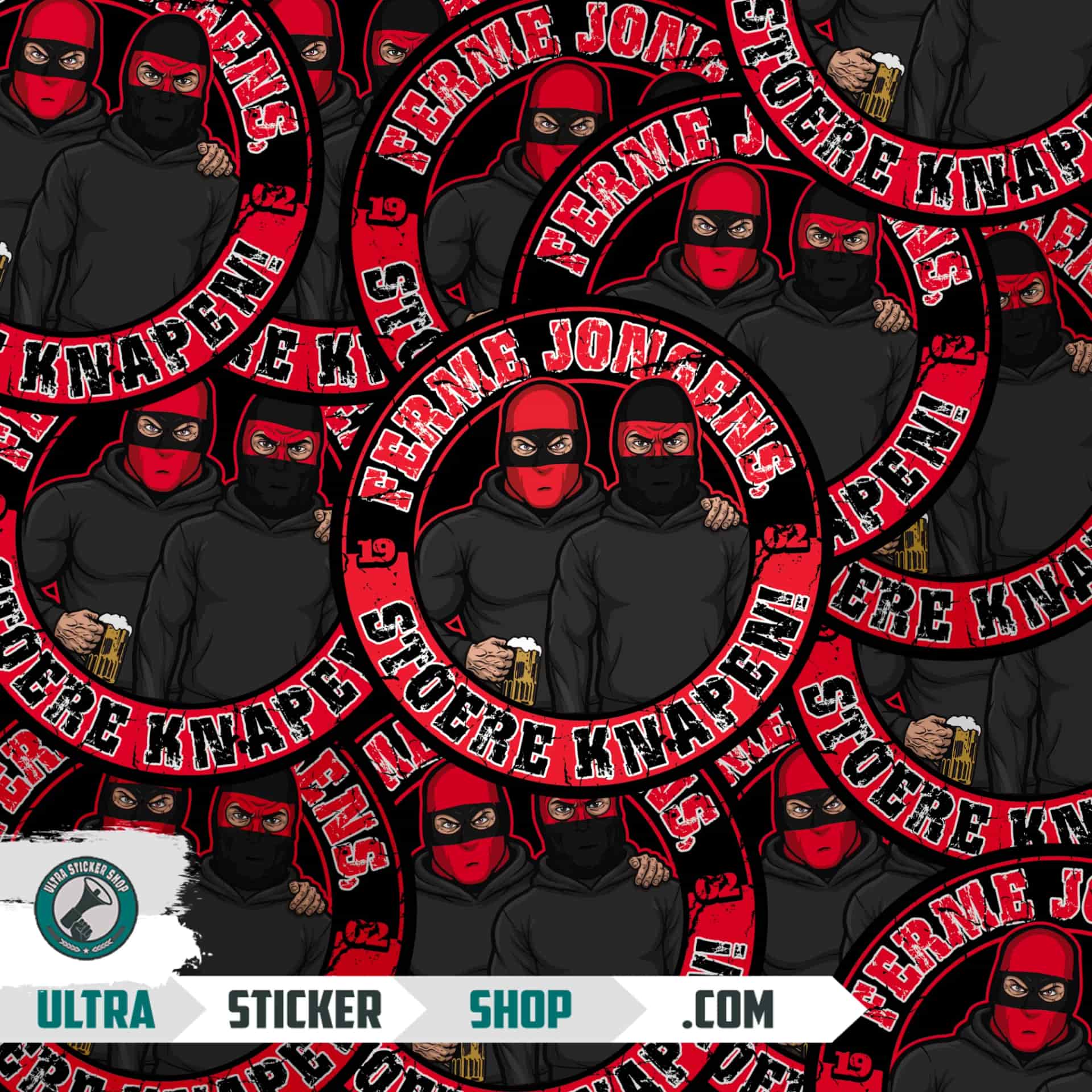 Ferme Jongens, Stoere Knapen Stickers