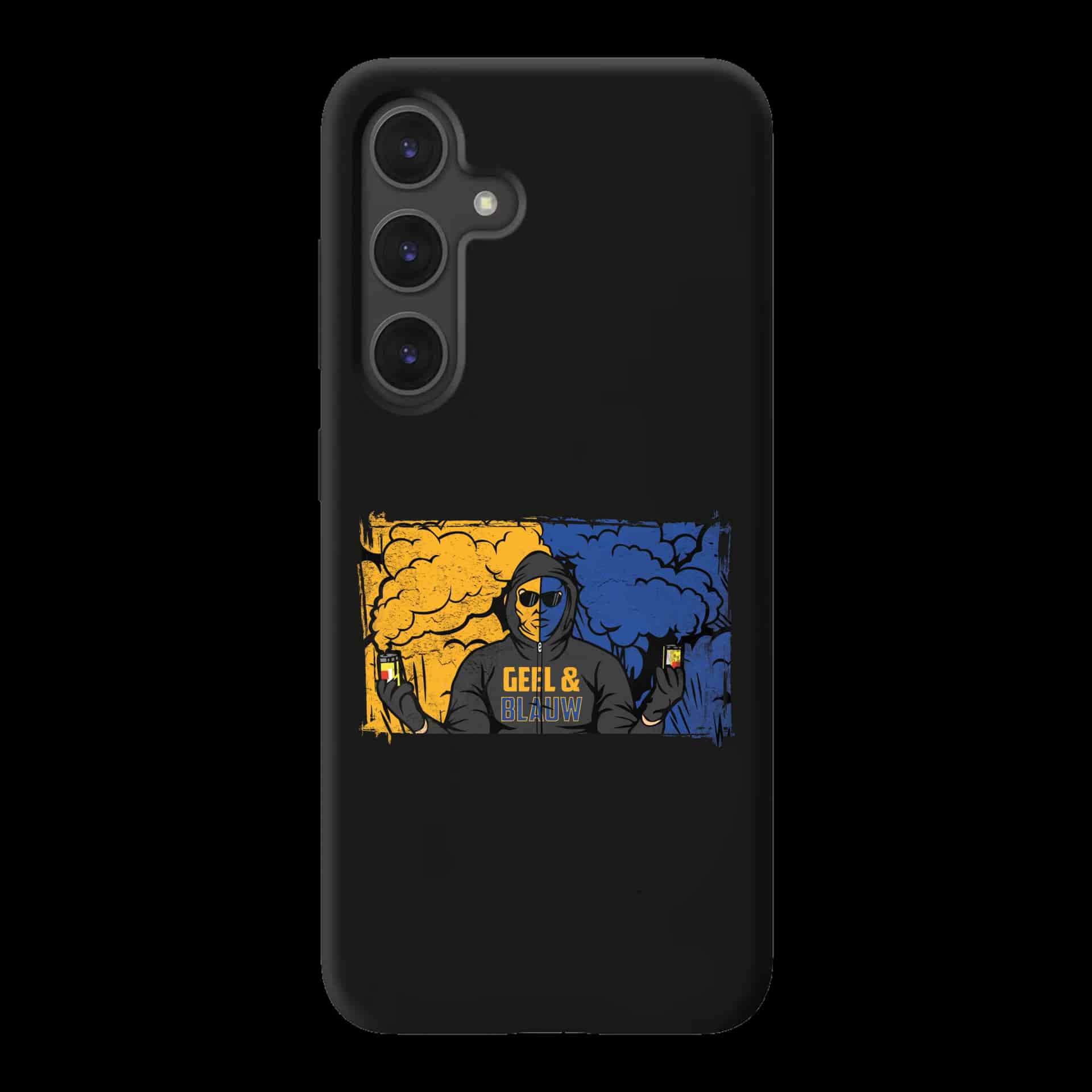 Geel & Blauw Samsung-Hülle
