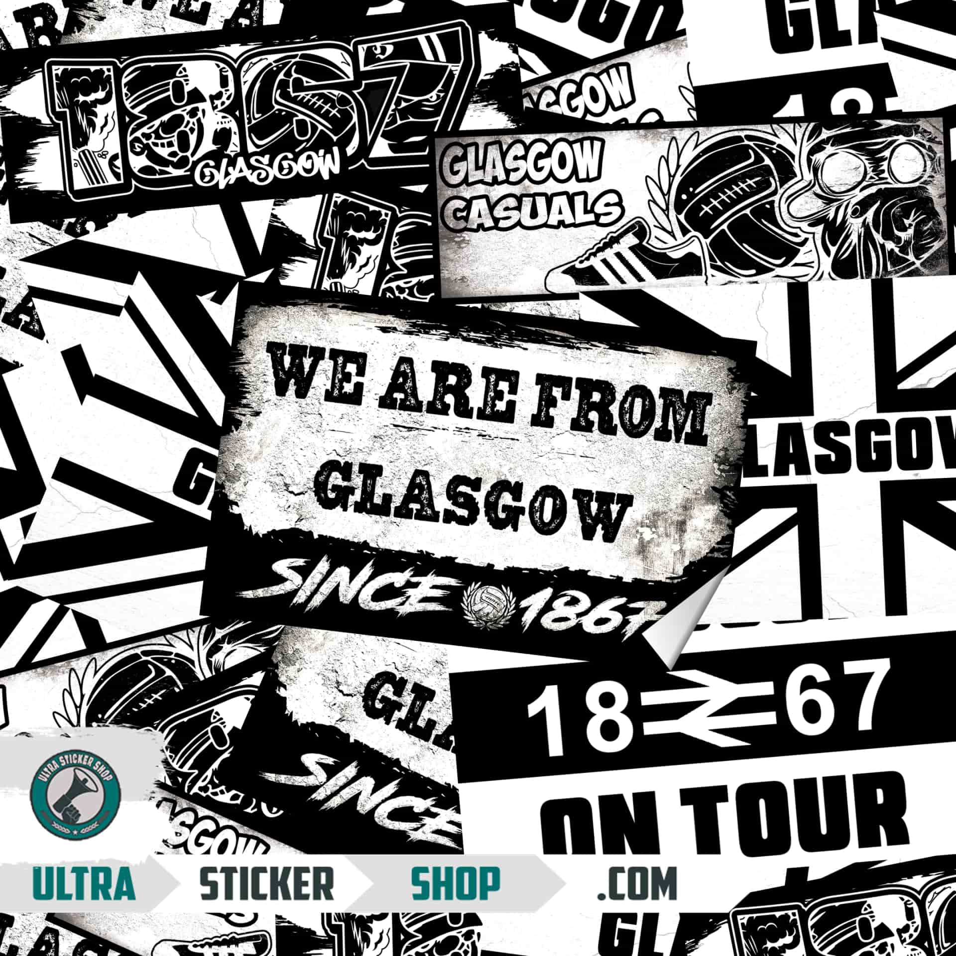 Glasgow 1867 Mikser nalepnica